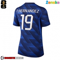 Ženske Nogometnih dresov Francija Theo Hernandez #19 Domači SP 2026 Kratki rokavi